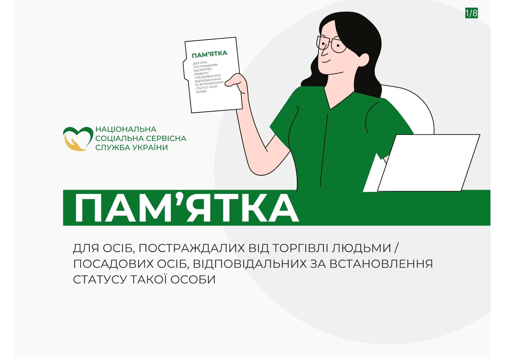 Пам'ятка для осіб, постраждалих від торгівлі людей